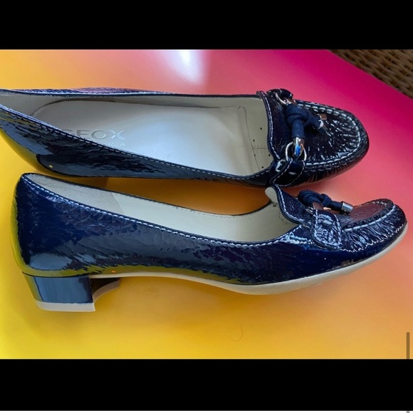GEOX Navy Blue Loafers NWOT - Size 39.5 (8.5) - Picture 8 of 10
